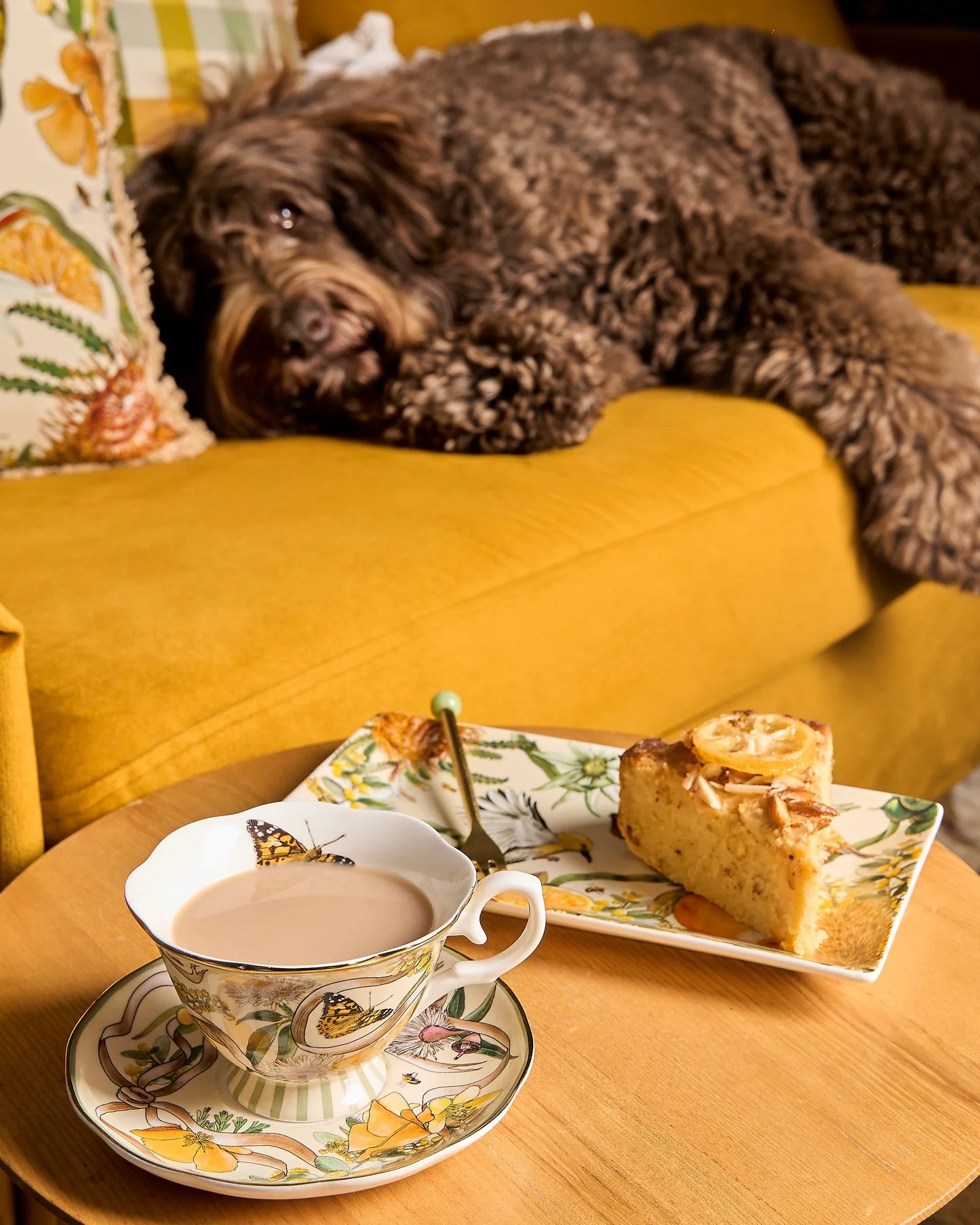 Large Ceramic Tray- Golden Hour