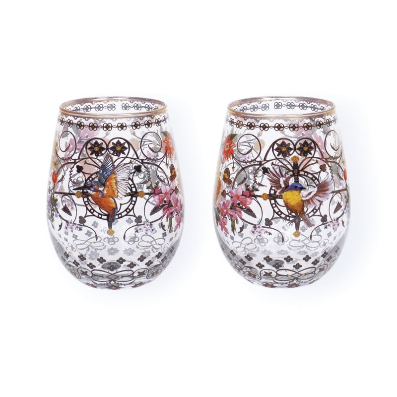 Glass Tumblers- Set of 2