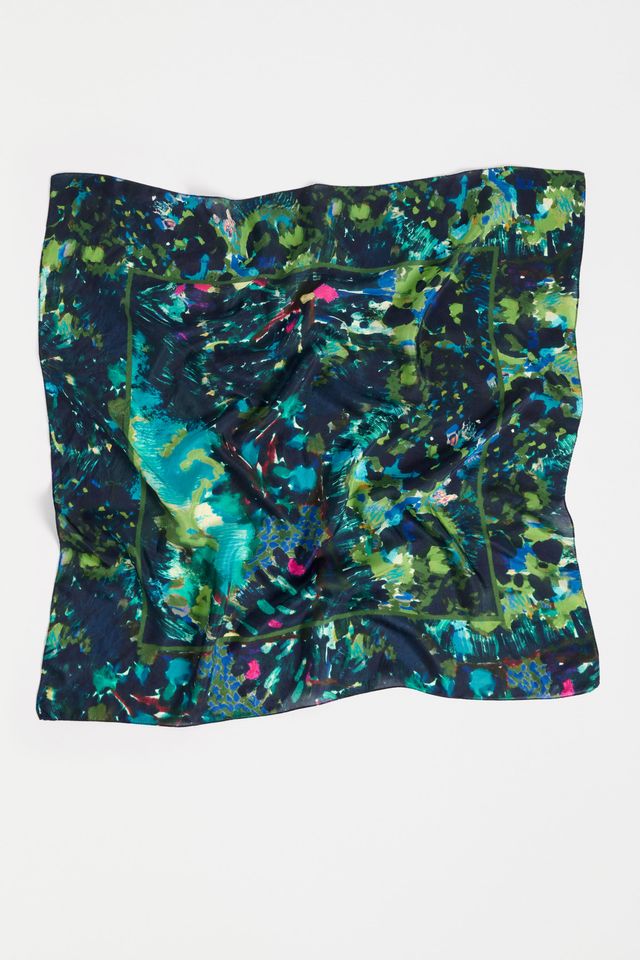ELK the Label Landscap Silk Scarf in Landscap Night print