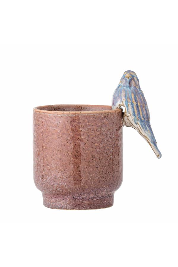 Larky Flowerpot- Rose