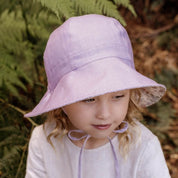 'Wanderer' Reversible Panelled Bucket Hat- Laura