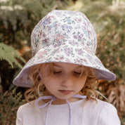 Bedhead Hats Wanderer Panelled Bucket Hat in Laura print