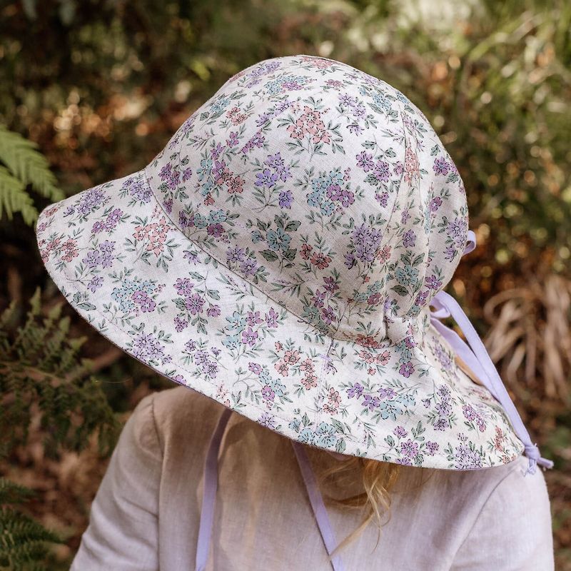 'Wanderer' Reversible Panelled Bucket Hat- Laura