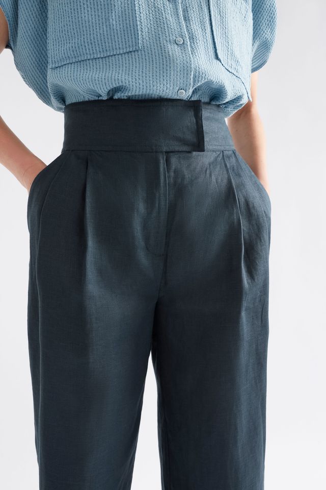 Lejer Pant- Navy