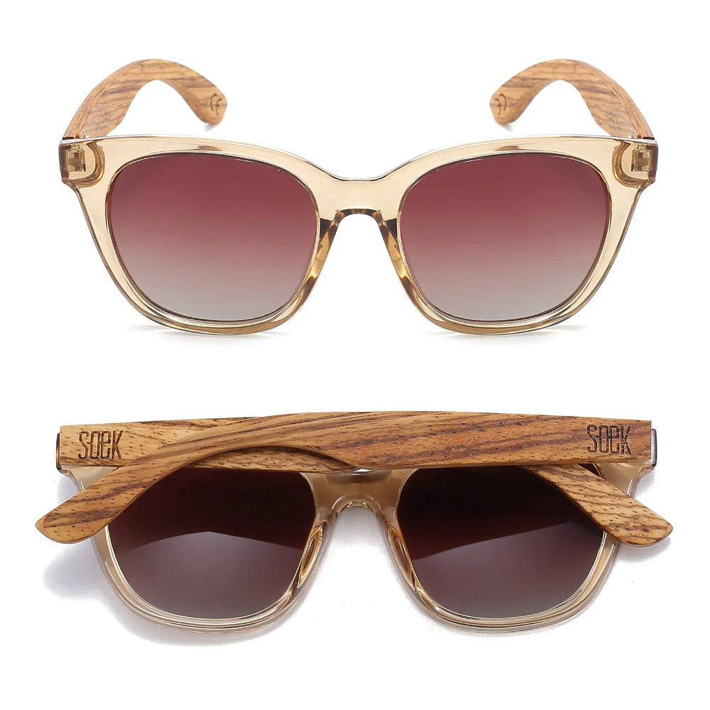 SOEK Lila Grace Champagne Sunglasses