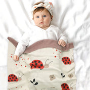 Lily Ladybird Baby Blanket