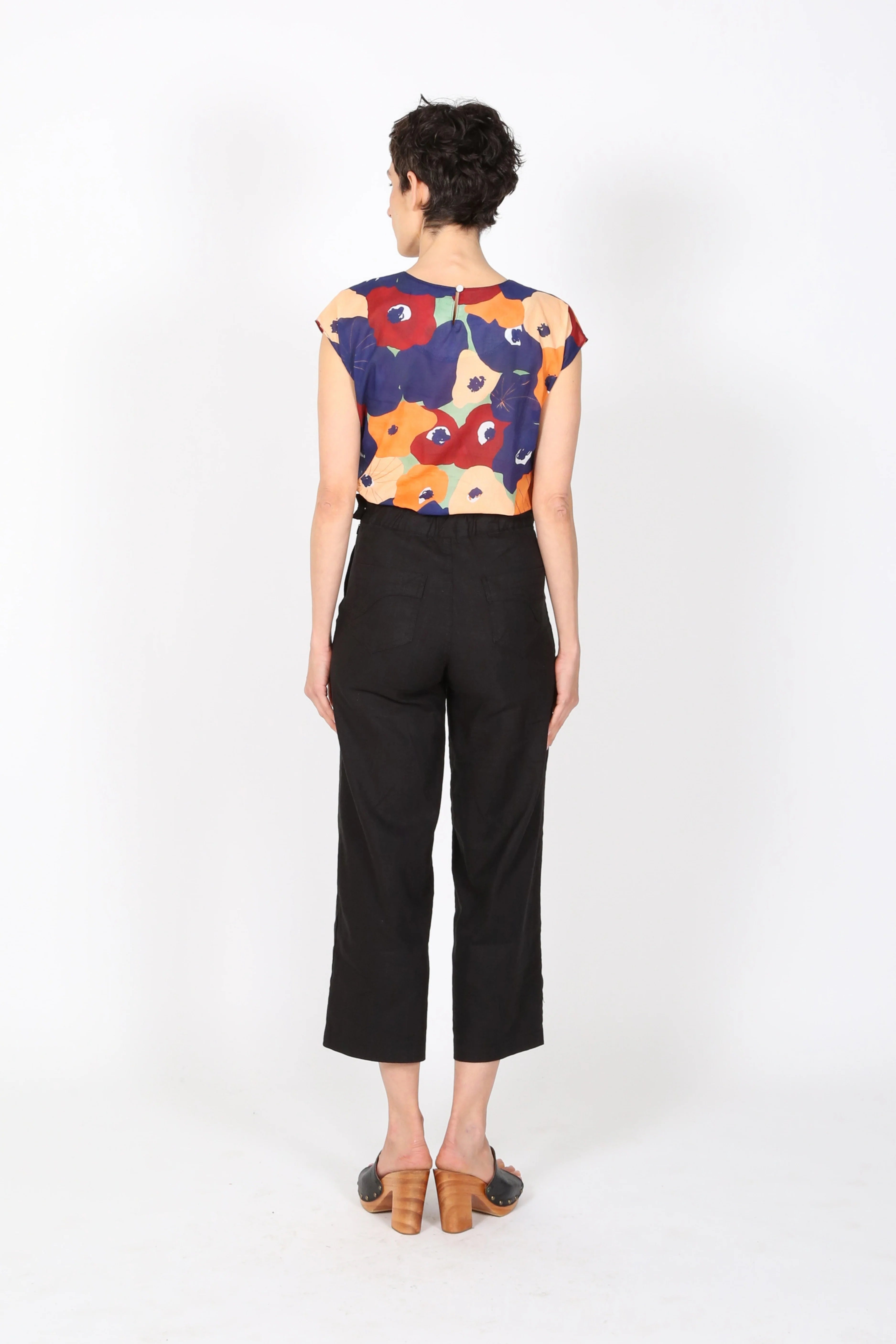 Peggy Lino Pants- Black