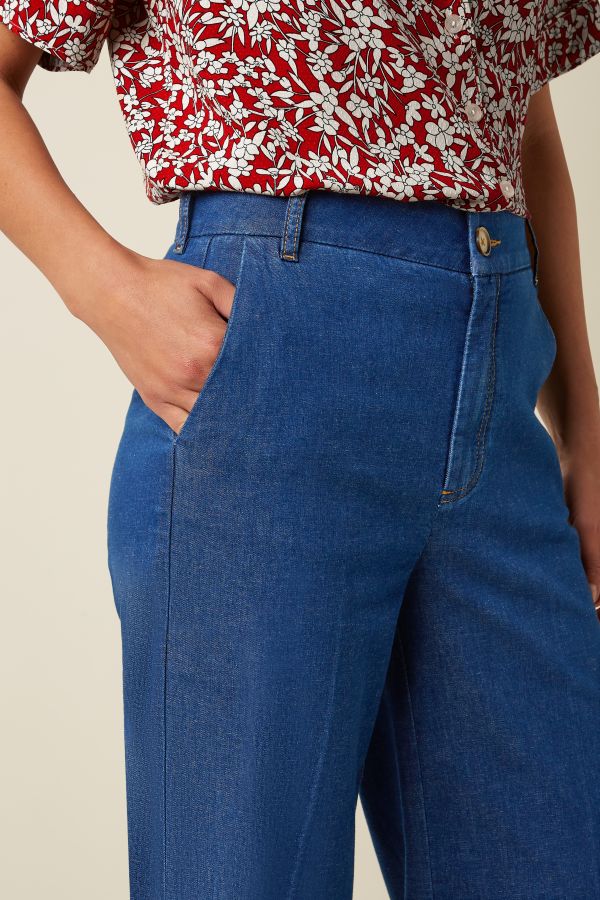 Lisa Culottes- Chambray