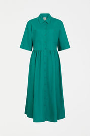Llinen Light Dress-Deep Teal