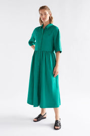 ELK Llinen Light Dress in Deep Teal