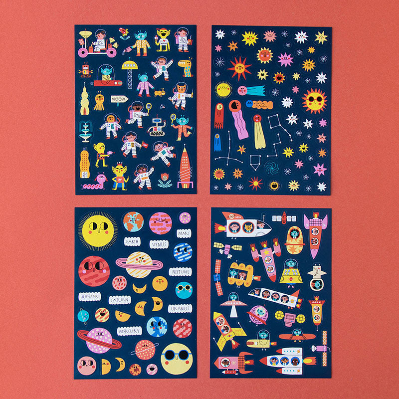 Activity Stickers Set- Space