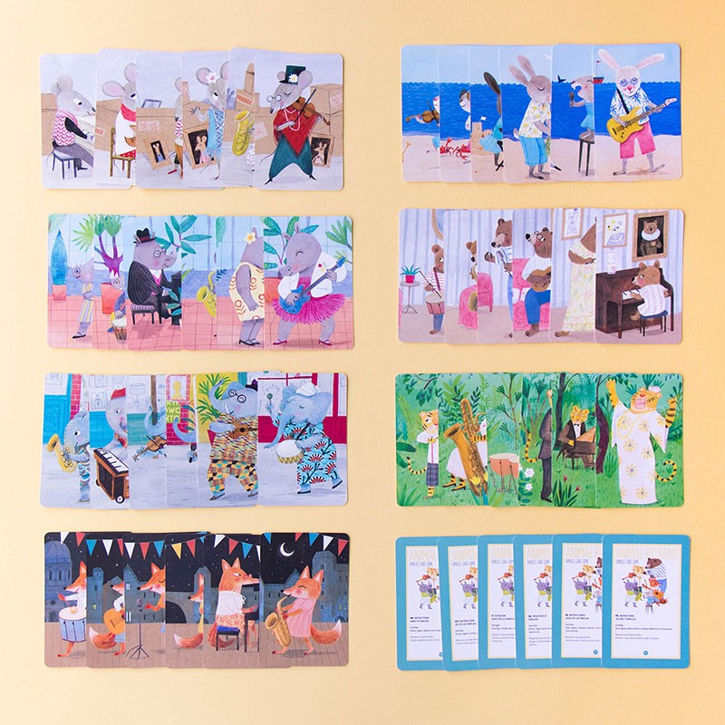 Animal Big Band Card Game