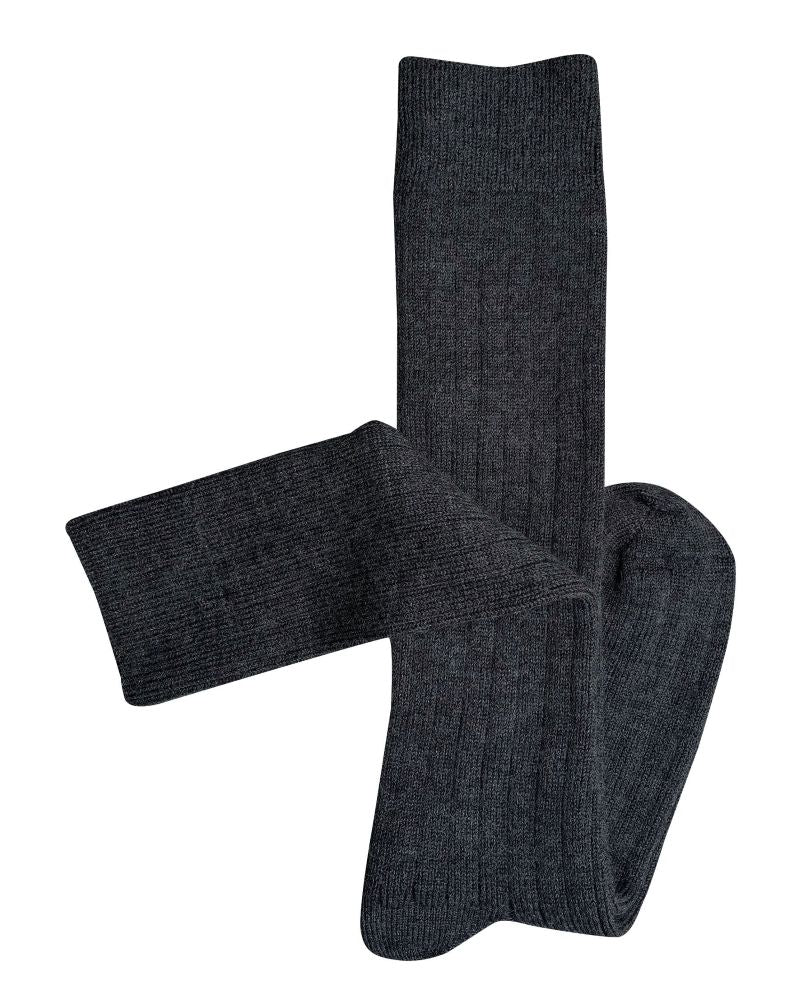 Long Rib Wool Socks