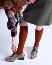Long Rib Wool Socks
