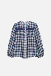 Jally Shirt- Blue Chilly Checks