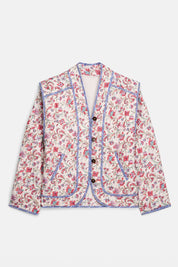 Nelina Jacket- Cream Floral Haven