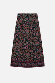 Isa Skirt- Black Bluebell Grove