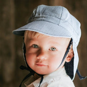'Lounger' Reversible Flap Sun Hat- Charlie