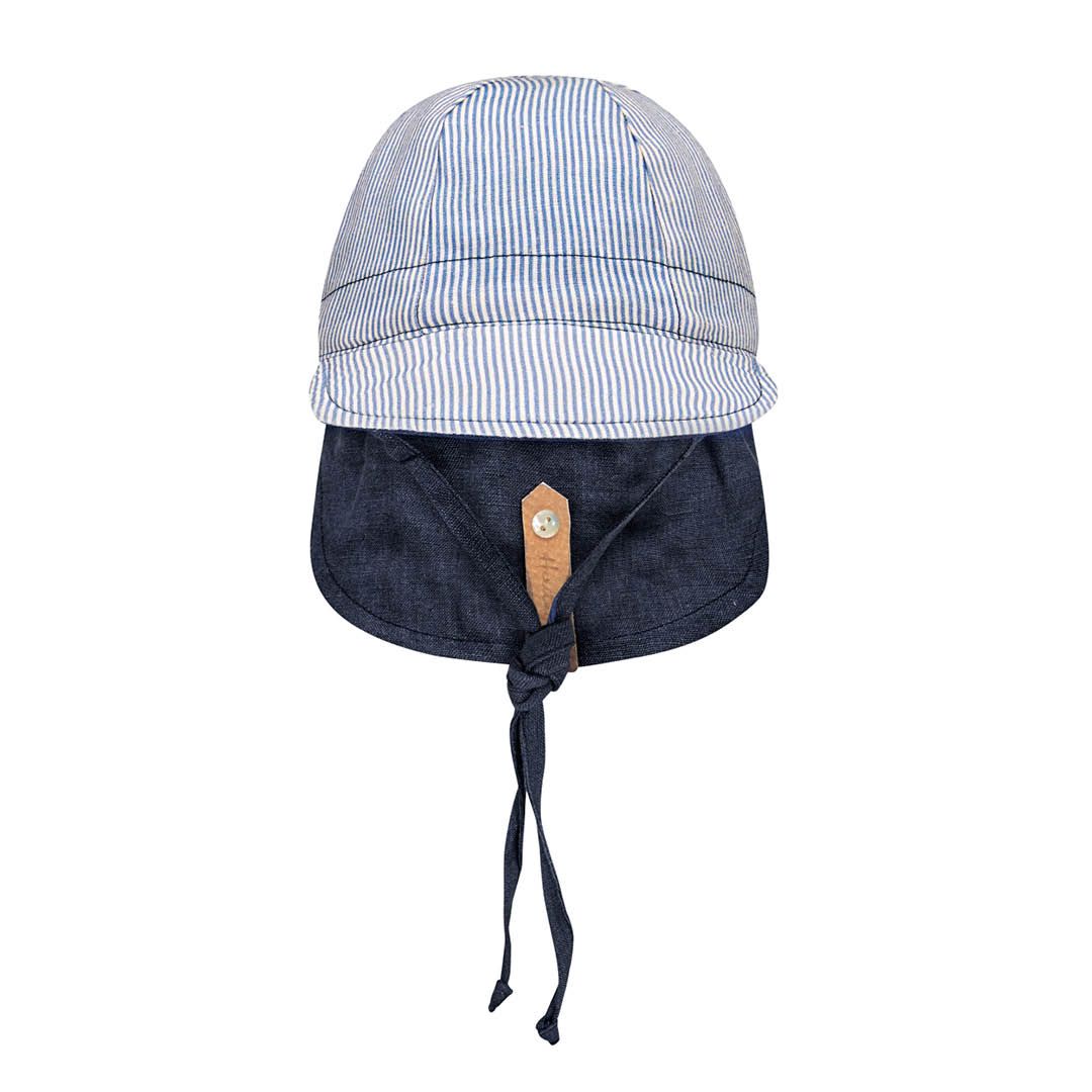 Bedhead Hats Lounger Baby Reversible lap Hat in Charlie/Indigo