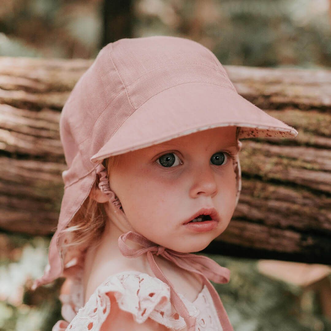Lounger Reversible Flap Sun Hat Ruby