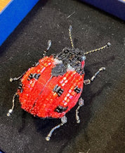 Lucky Lady Beetle Brooch