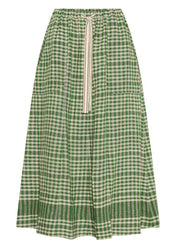 Lume Skirt- Linen Check