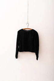 Metta Melbourne Lilly Linen Gauze Top in Black