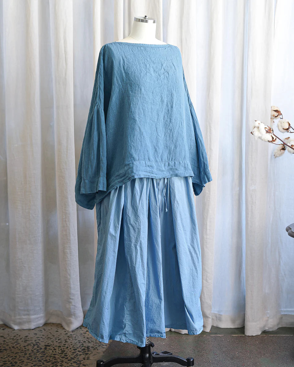 Sailor Boxy Top - Light Linen