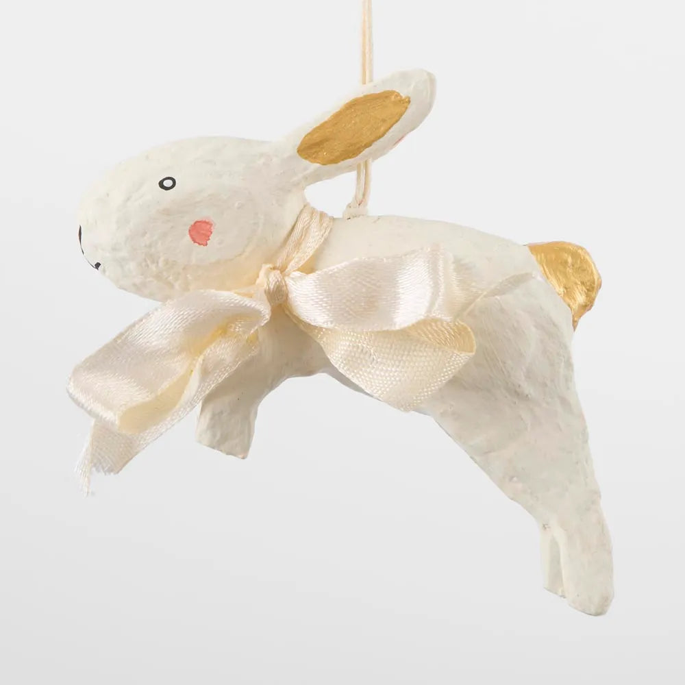 Vixen & Velvet Mache Bunny Tree Decoration
