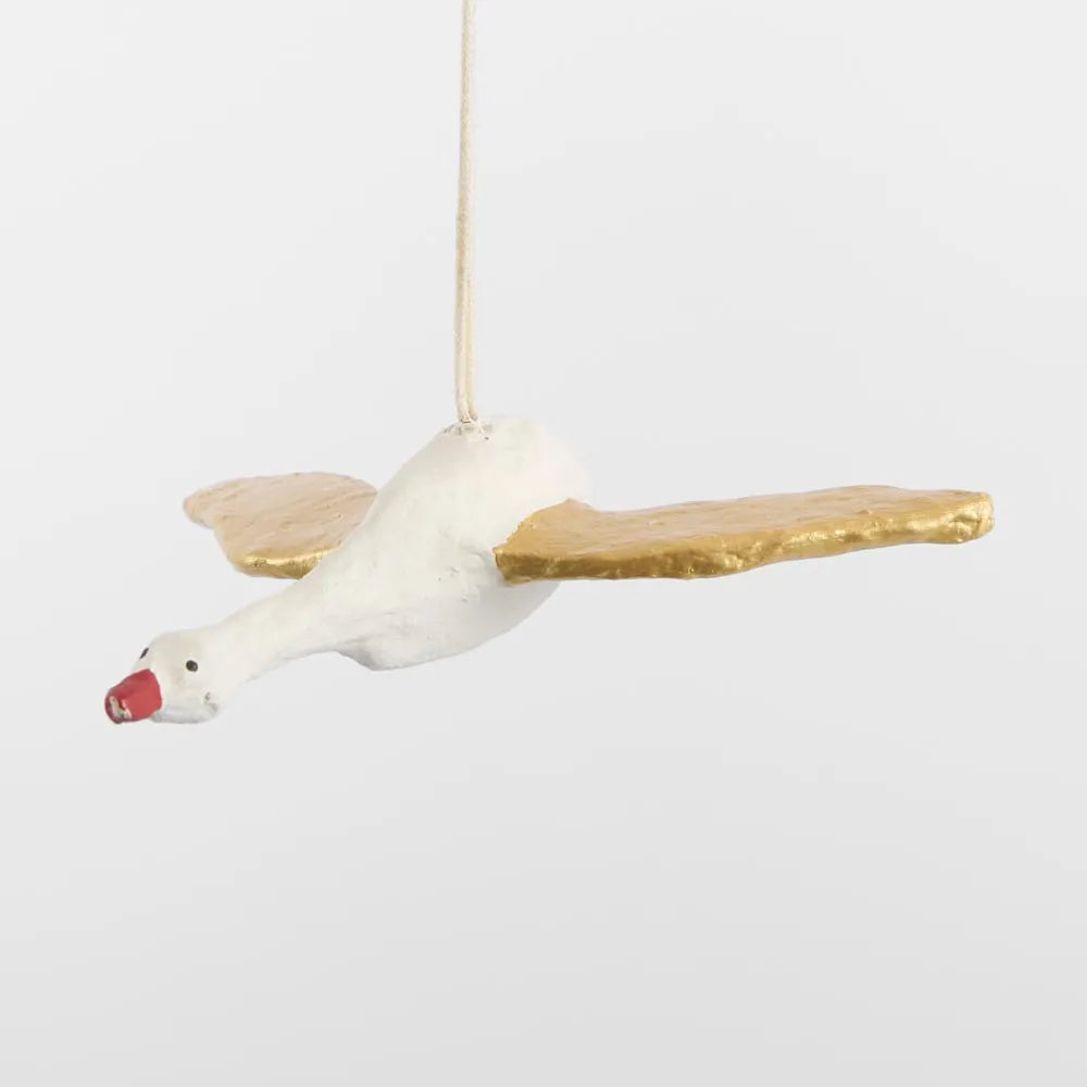 Mache Celestial Goose Decoration