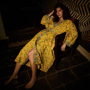 Sage x Clare Magnolia Cotton Bath Robe