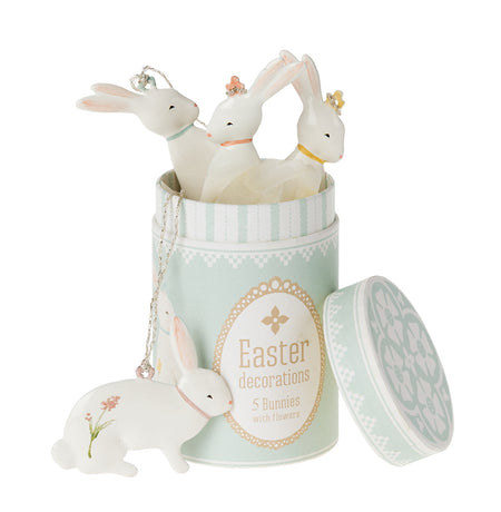 Maileg Easter Bunny Decorations Box of 5
