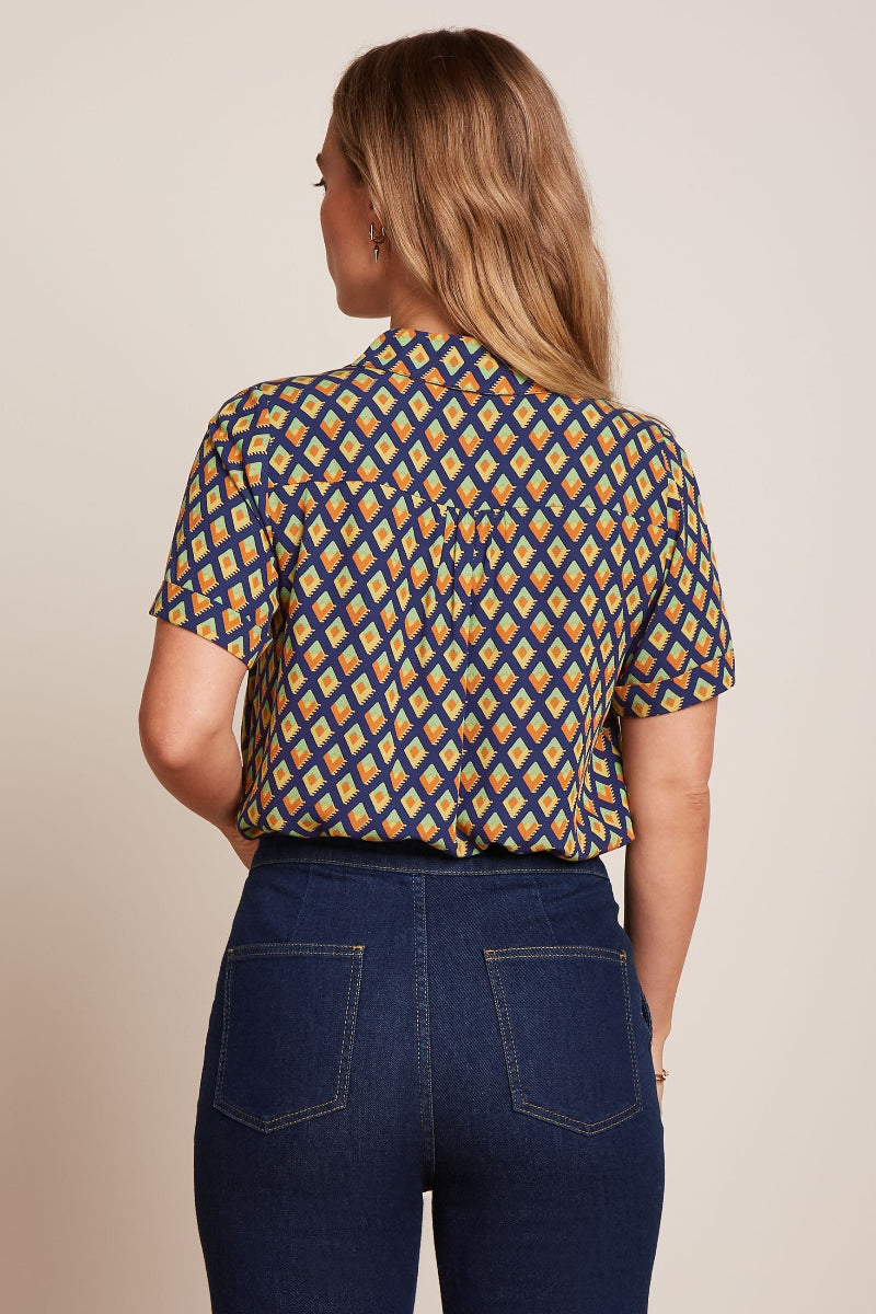 Maisie Blouse- Pebble Woven