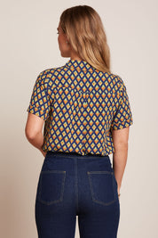 Maisie Blouse- Pebble Woven