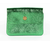 Metallic Leather Coin Purse