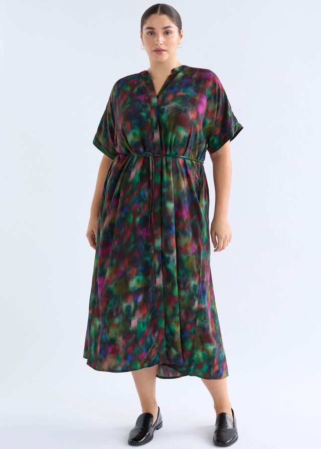 ELK the Label Malo Shirt Dress in Jord Print