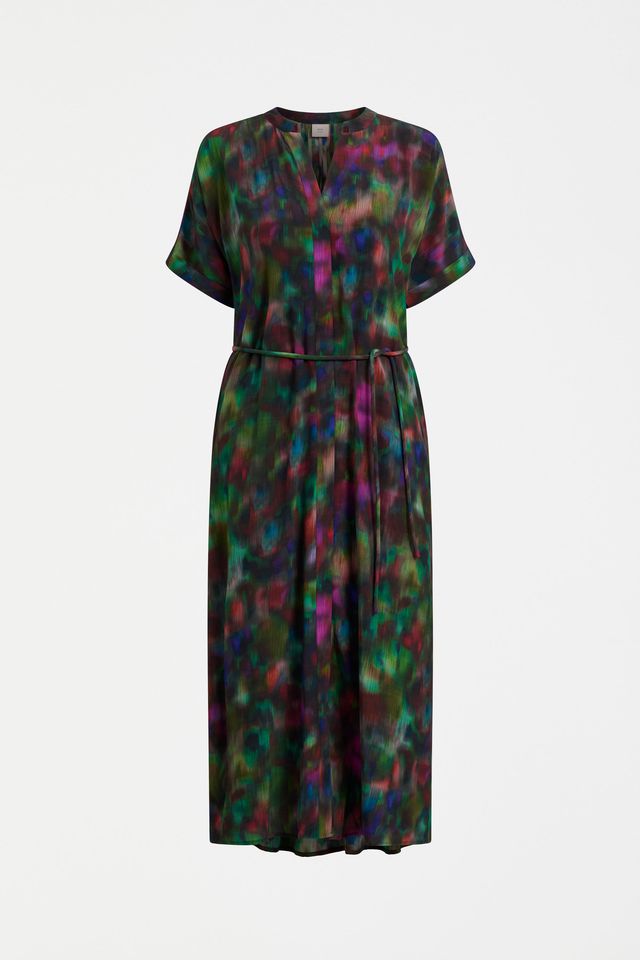 Malo Shirt Dress- Jord Print