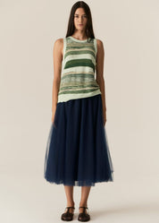 POL Clothing Marc Multi Tank in Green