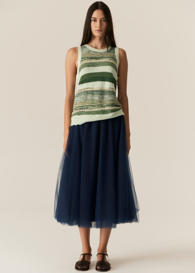 POL Clothing Marc Multi Tank in Green