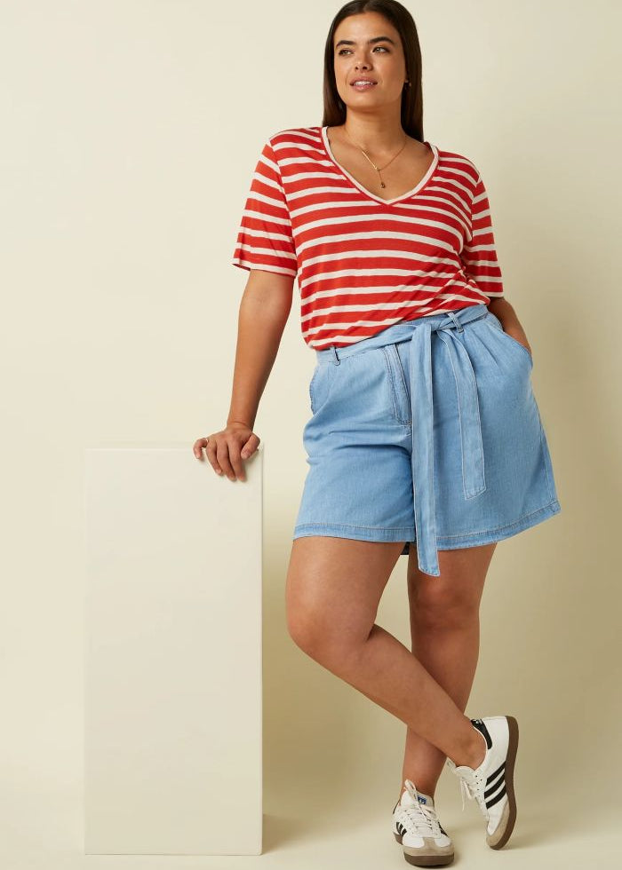 King Louie Marnie Shorts Fest Light Denim