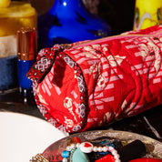 Marta Makeup Bag-Vermillion
