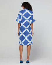 Maui Shirt Dress- Block Print
