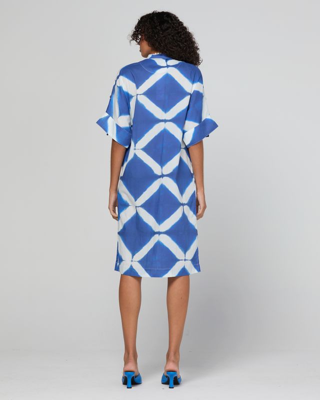 Maui Shirt Dress- Block Print