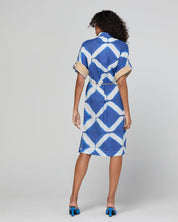 Maui Shirt Dress- Block Print
