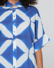 Maui Shirt Dress- Block Print