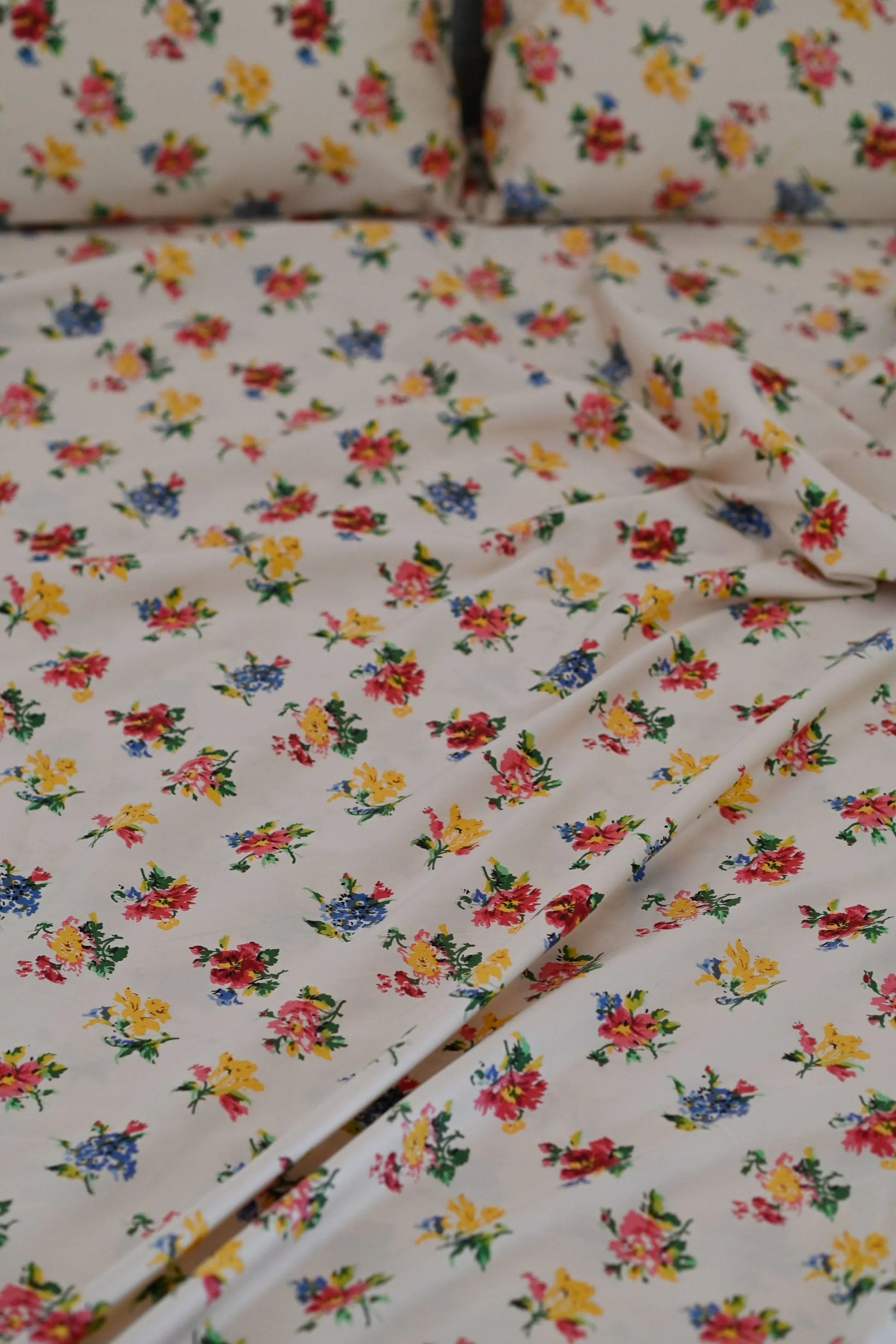 Lazybones Meadow Cotton Sateen Sheet Set