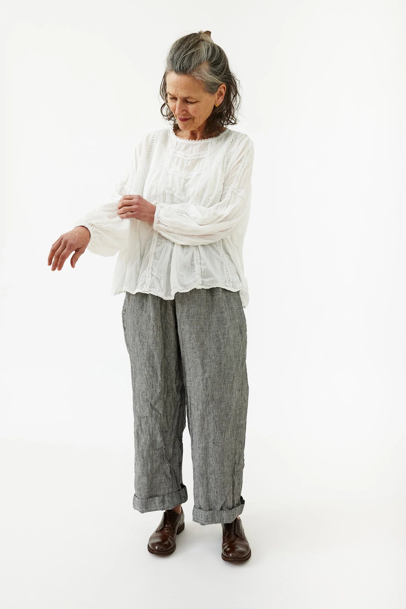 Alice Lace Blouse-Antique