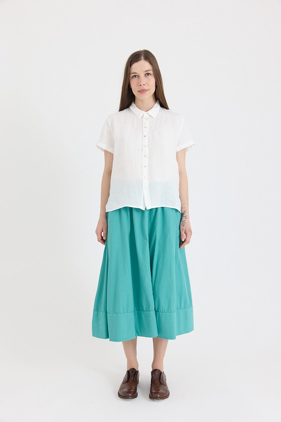Cliff Linen Shirt- White