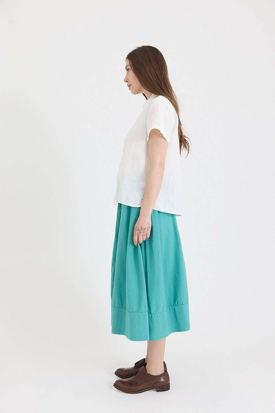 Cliff Linen Shirt- White