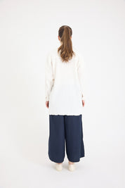 Coal Miners Shirt- Triple Gauze Cotton- White